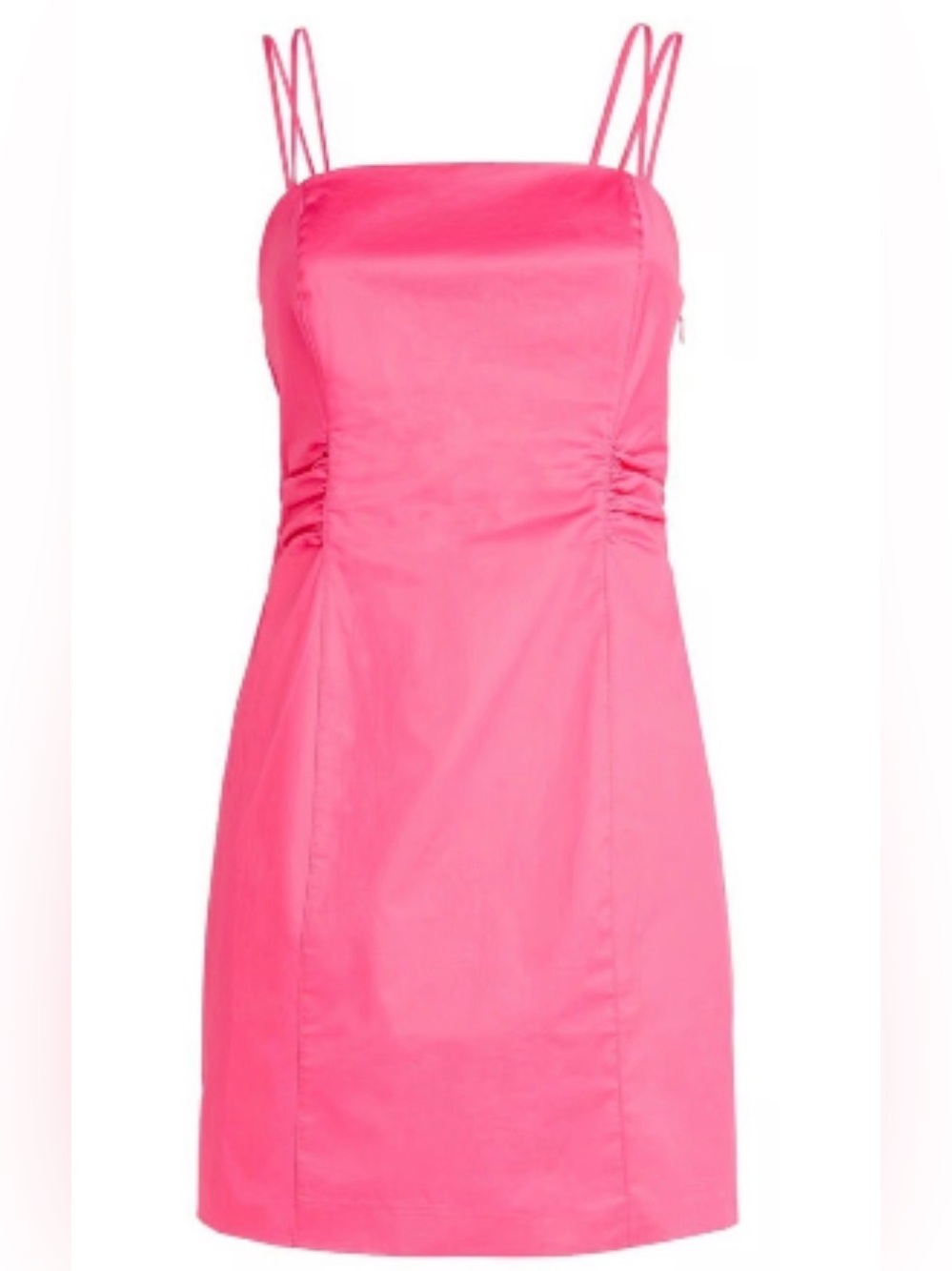 FRAME DENIM
TIE BACK MINI DRESS - HOT PINK Large NWT - Picture 2 of 12